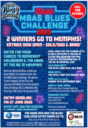 MBAS Blues Challenge 2025