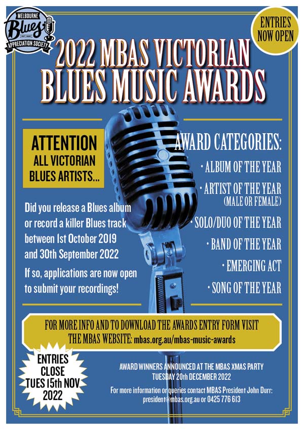 MBAS 2022 Blues Music Awards