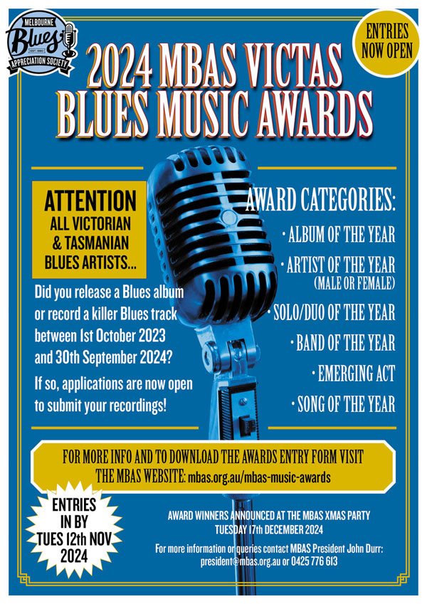 MBAS VICTAS Blues Music Awards
