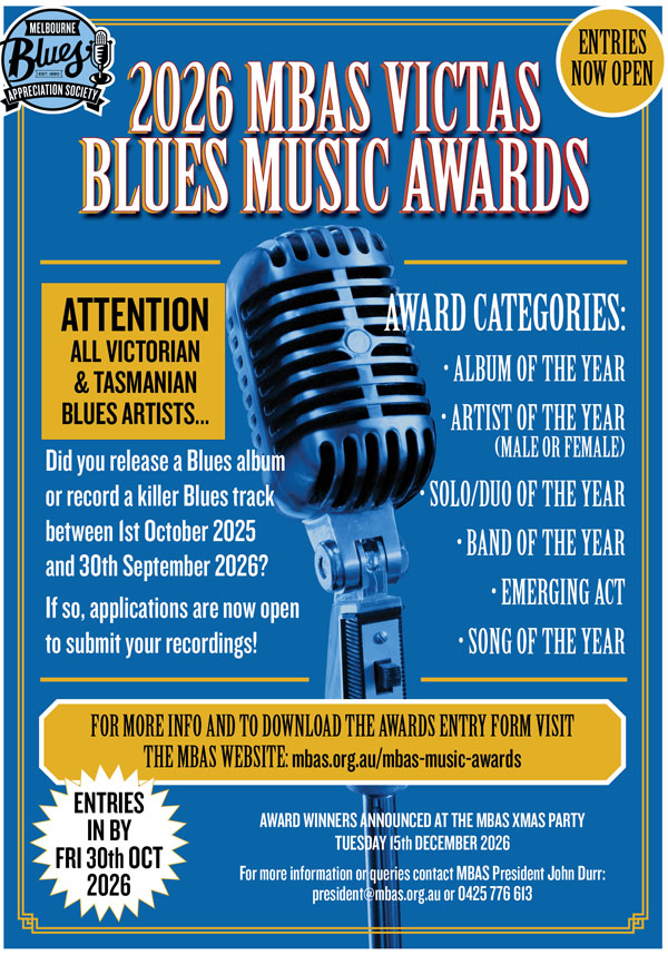 VICTAS 2026 Blues Awards Night 600